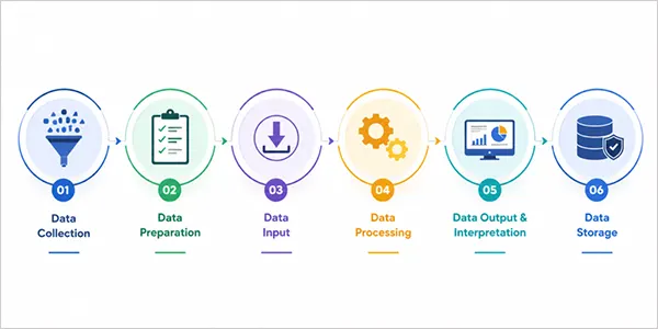 Stages of data processing