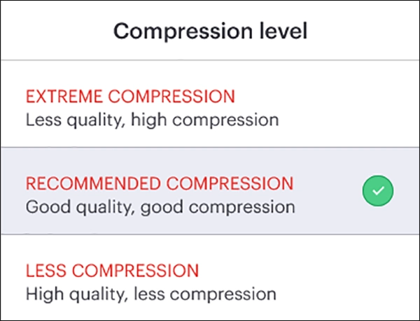 Compression Level