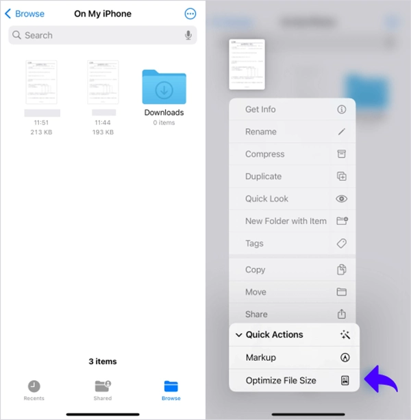  iPhone File optimization