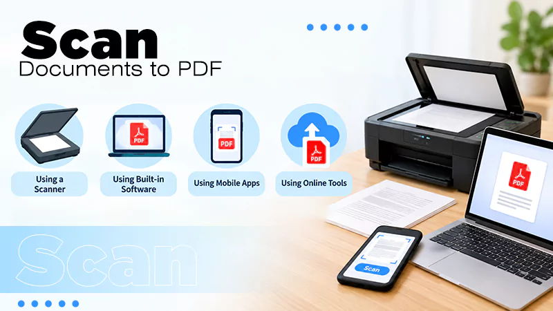 How to Scan a Document? Different Ways of Scanning a Document to PDF