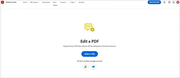 Edit PDF in Adobe Acrobat 